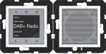 HAGER WAN6110WG Radio Touch UP DAB+ Bluetooth garsiakalbis, įleidžiamas