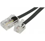 EXERTIS CONNECT telefono kabelis, juodas, 5,0 m (EXC911737)