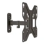 E+P WHS150 visi&scaron;kai judrus TV sieninis laikiklis 32-65 colių ekranams, VESA 400x400, 35 kg, juodas 5625450