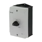 Eaton P1-25/I2 3 polių pagrindinis jungiklis 25 A, juodai baltas svirtinis, priekinio skydo montavimas 207299