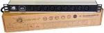 Liebernetz 19 inch 1U Rackmount PDU, 9x C13 lizdai, apsauga nuo vir&scaron;įtampių, aliuminis, juoda/sidabrinė (90LNSDL199KKSP)