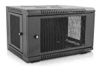 IT-BUDGET 19 inch Tinklo spintelė SWA - 6U - 570x600 mm - Perforuotas priekis ir &scaron;onai - Nuimami &scaron;onai - Sieninis ir grindų montavimas - Priedų rinkinys - Juoda (90ITB19MSR666TS)