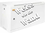 IT-BUDGET 19 inch sieninis tinklo spintos SWA - 6U - 600x300 mm - vientisos plieno durys - nuimamos &scaron;oninės panelės - priedų rinkinys - Pure White (90ITB19WS663MW)
