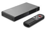 Digitus 4K HDMI jungiklis 3x1 metalinis juodas 18 Gbit/s