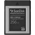 SANDISK Professional PRO-CINEMA 256 GB CFexpress VPG400 B tipo kortelė iki 1700 MB/s skaitymas, 1400 MB/s ra&scaron;ymas