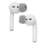 Comply SoftCONNECT ausinių antgaliai &bdquo;Apple AirPods&ldquo;, pilkos spalvos, didelis dydis (L)