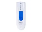 Transcend JetFlash 790 TS128GJF790W USB atmintinė, 128 GB, USB 3.1 Gen 1, įtraukiama jungtis, balta