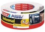 tesa Folienband extra Power Universal, 48 mm x 50 m, wei&szlig; gewebeverst&auml;rkt, von Hand einrei&szlig;bar (56389-00002-04)