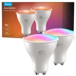 Govee H600D RGBWW i&scaron;maniosios LED lemputės GU10, 4,8 W, Wi-Fi/Bluetooth (2 vnt.)
