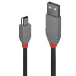 Lindy 5m USB 2.0 A tipo &ndash; Mini-B laidas, Anthra Line