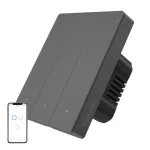 Sonoff M5-3C-80 Wi‑Fi i&scaron;manusis sieninis jungiklis, 3 mygtukai
