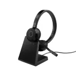 Jabra Evolve 65 TE - Link390a MS Stereo (su stovu), laidinis ir belaidis, 20 - 20000 Hz, Biuras/Skambučių centras, 106.3 g, Ausinės, Juodos