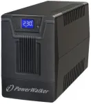 Nepertraukiamo maitinimo &scaron;altinis PowerWalker VI 800 SCL FR &ndash; Line-Interactive UPS 0,8 kVA (480 W), 2 lizdai E tipo, USB, RJ-45/RJ-11, 12V 9Ah baterija, bok&scaron;tas, juodas