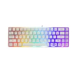 Klaviatūra White Shark RONIN balta USB QWERTY 68 klavi&scaron;ų LED