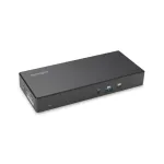 Kensington SD4781P EQ USB-C ir USB-A dviguba 4K dokų stotis, laidinė, USB 3.2 Gen 2 (3.1 Gen 2) Type-C, 100 W, 3.5 mm, 10/100/1000 Mbit/s, juoda