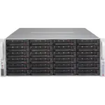 Supermicro SuperChassis 847BA-R1K23LPB 4U 36-lizdų serverio korpusas 1200W perteklinis maitinimas