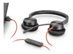 Ausinės POLY Blackwire C5220 laidinės USB-C biurui ir kontaktų centrui