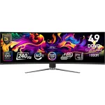 MSI MPG 491CQPXDE QD-OLED monitorius 124,5 cm (49 inch) 5120 x 1440 pikselių Dual QHD juodas