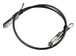 Mikrotik XQ+DA0001 InfiniBand / &scaron;viesolaidinis kabelis 1 m QSFP+ į QSFP+ / QSFP28 į QSFP28 Juodas