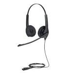 Jabra BIZ 1500 Duo QD EMEA, ausinės su mikrofonu, laidinės, biurui / skambučių centrui, 20&ndash;4500 Hz, 74 g, juodos