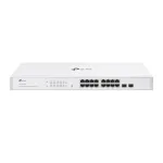 TP-Link Festa FS318G valdomas Gigabit Ethernet (10/100/1000) komutatorius, 16 prievadų, baltas