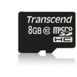 Transcend Ultimate microSDHC atminties kortelė 8 GB (su SD adapteriu)
