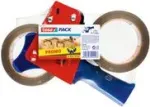 tesa tesapack rankinis pakavimo juostos dozatorius Promo su 2 pakavimo juostomis, rudos spalvos, 66 m x 50 mm