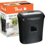 Peach PS500-40 popieriaus smulkintuvas, kryžminis pjovimas, 68 dB, juodas