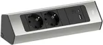 Maitinimo juosta Bachmann CASIA 2 su 2x CEE7/3 lizdais ir 1x USB A/C 22W
