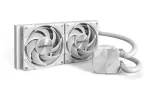 Montech HyperFlow Silent 240 procesoriaus skysčinis au&scaron;intuvas 240 mm radiatorius 2&times;120 mm ventiliatoriai baltas