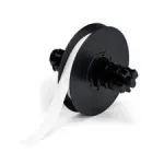 Lipni etiketė spausdintuvui Brady 142031 &mdash; balta, akrilas/vinilas, plotis 1,27 cm, ilgis 30,5 m
