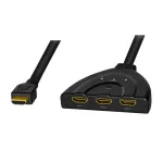 LogiLink vaizdo/garso skirstytuvas/perjungiklis - 3 x HDMI - stalinis
