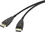 Renkforce DisplayPort jungiamasis kabelis [1x DisplayPort ki&scaron;tukas - 1x DisplayPort ki&scaron;tukas] 20 m Juodas (RF-3770962)