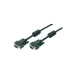 Goobay VGA laidas HD-15 (M) - HD-15 (M) 15,0 m su varžteliais juodas (68139)