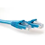Laidas ACT Blue 1,5 m U/UTP CAT6A su apsaugotais RJ45 ki&scaron;tukais