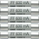 Testo saugiklis 630 mA, 1000 V (0590 0006)