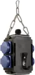 Pakabinamas maitinimo kubas AS Schwabe Energie-W&uuml;rfel I IP44 su 4 apsaugotais 16A 230V lizdais (60731)