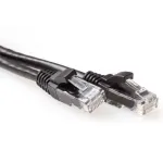 ACT Black 5 m U/UTP CAT6A jungiamasis laidas su apsaugotais RJ45 ki&scaron;tukais