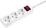 Maitinimo lizdo adapteris AS Schwabe 11371 Schuko baltas