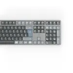 Hama WK-800 juoda belaidė mechaninė klaviatūra keliems įrenginiams, LED, QWERTZ