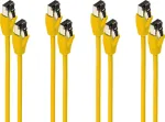 Tinklo kabelis ShiverPeaks BS08-41000-4 Cat8.1 F/FTP Geltonas 3m