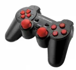 Esperanza EGG106R žaidimų valdiklis (gamepad) PC, PlayStation 2, PlayStation 3, analoginis / skaitmeninis, USB 2.0, juodas/raudonas