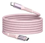 Verbatim Sync & Charge Magnetinis Laidas - 60W USB-C į USB-C 120 cm Rožinis