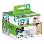 DYMO Original LabelWriter Durable Lipdukai | 25mm x 25mm | Baltas Polipropilenas | 2 Rulonai po 850 (1700 Savaranki&scaron;kai Lipnūs Lipdukai) | Auk&scaron;to Na&scaron;umo | Skirti LabelWriter Etikečių Spausdintuvams