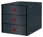 Leitz Click & Store Cosy stalčius su 3 stalčiais, pilka, kartonas, 286 mm, 358 mm, 282 mm