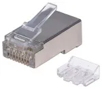 Intellinet RJ45 moduliniai ki&scaron;tukai Pro Line, Cat6A, STP, 3 kontaktai, kietai ir vytai vielai, 50 &micro; auksuoti kontaktai, 70 vnt.