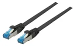 Tinklo kabelis EFB Elektronik K5525FSW.20 RJ-45 Cat6a 20 m Juodas