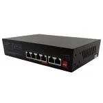 HISMART PoE Switch 1000Mbps 4-Port + 2G Uplink