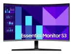 Samsung 32 inch 1500R FHD 1920x1080 100Hz VA 4ms lenktas monitorius