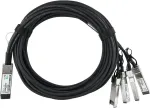 BlueLAN BlueOptics NVIDIA MCC1V30A-001 Compatible 40GBASE-CR4 QSFP į 4x10GBASE-CR SFP+ DAC Breakout Laidas, 1 m